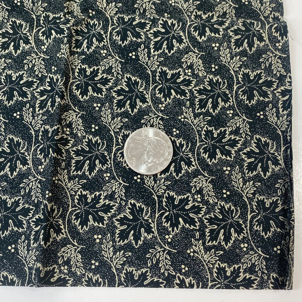 1/2 Yard Cut Quilting Fabric Kona Bay Black Gold